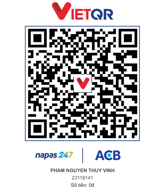 Mã QR thanh toán mẫu